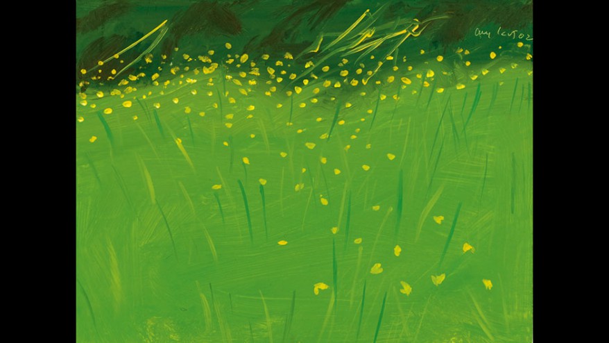 Alex Katz, Buttercup 1, 2002 - Courtesy of Sotheby's