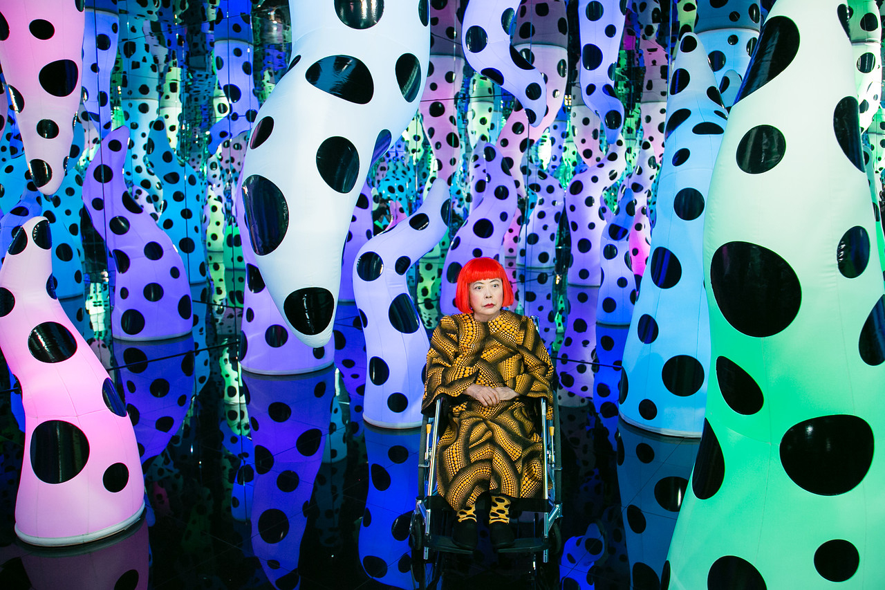 Yayoi Kusama "I Who Have Arrived in Heaven" David Zwirner Gallery 519, 525 & 533 W 19th St. (Chelsea) Nov. 8 - Dec. 21, 2013. Image via David Zwirner.