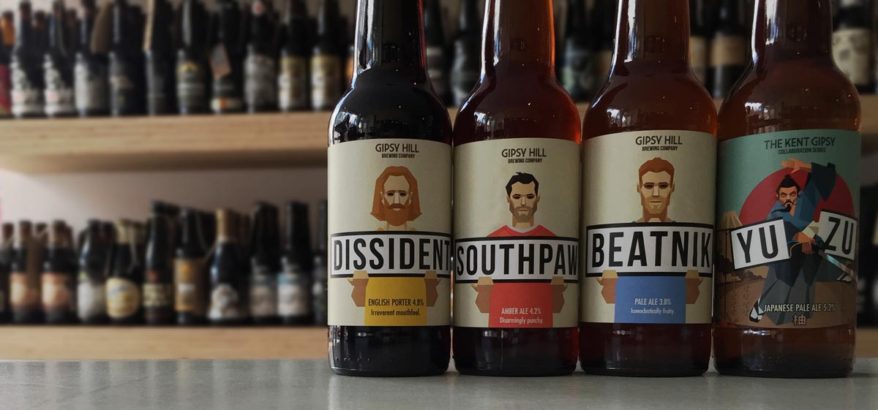 Gipsy Hill beer, stocked at Eat17's SPAR outpost in Hackney. Image via Gipsy Hill Brewing.