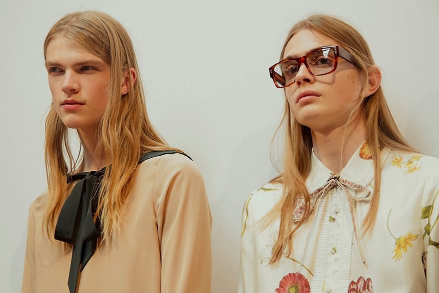 Waiflike boys and traditionally "feminine" cuts and prints are all part of the changing face of Gucci. 