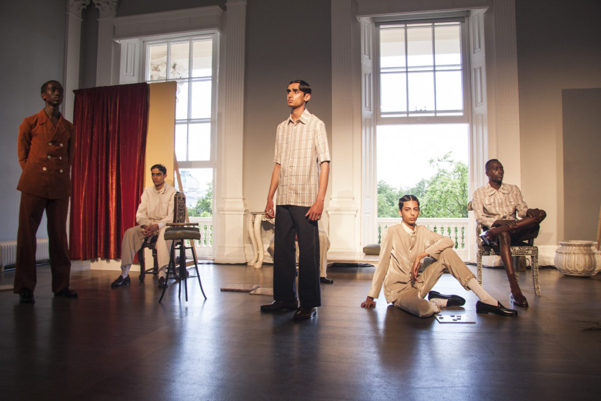 Wales Bonner’s SS16 presentation (via 1 Granary)