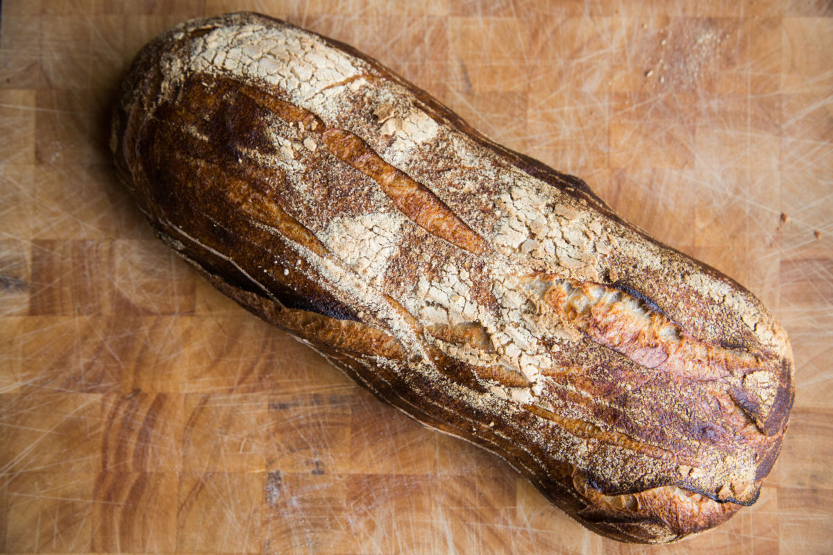 Bread and pastries at the Breadstation in Hackney.