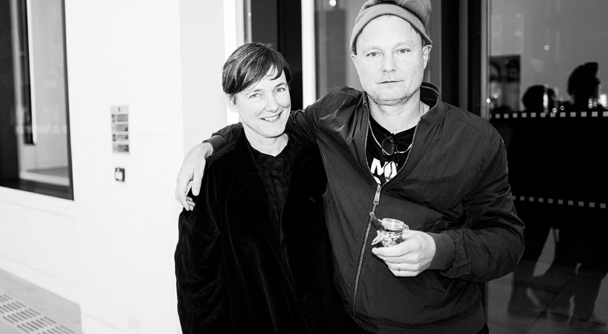 Sadie Coles with husband Juergen Teller (via Phillips London)
