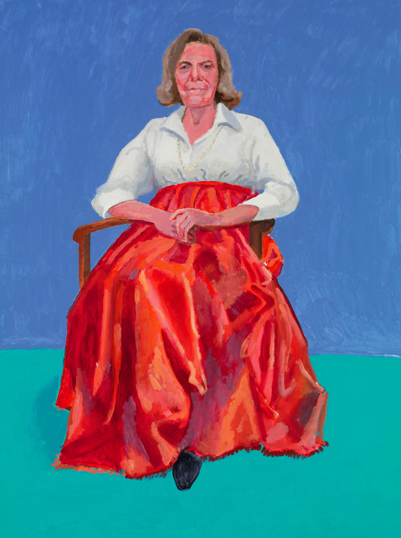 David Hockney, Rita Pynoos, 1st, 2nd March, 2014 (Via RA)