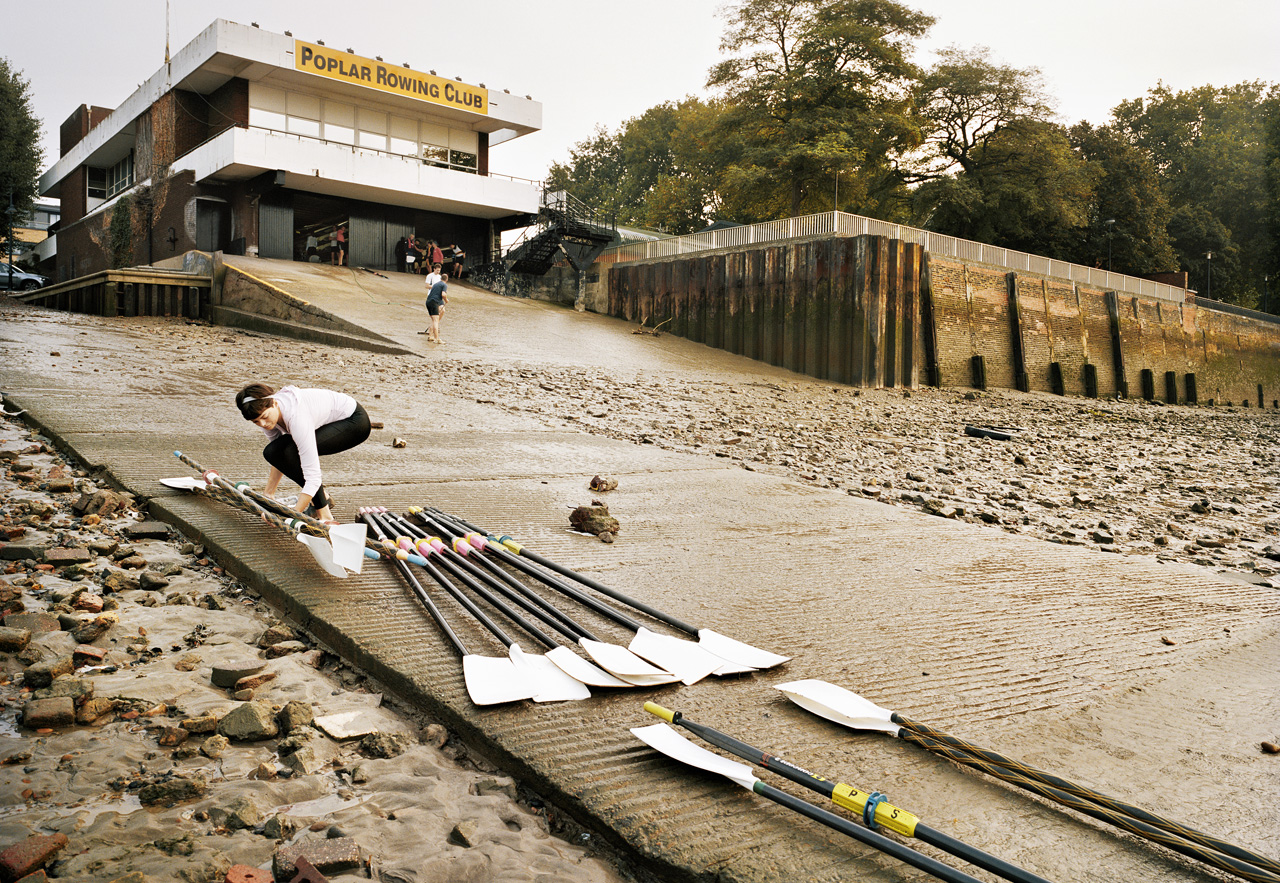 Poplar, Blackwall and District Rowing Club located opposite the Greenwich Royal Naval College