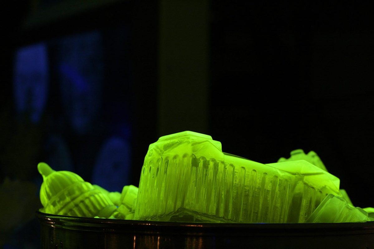 Glow in the dark jelly (via Bompas & Parr)