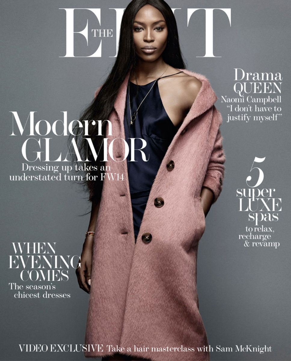 NAOMI CAMPBELL in The Edit Magazine, November 2014 Issue