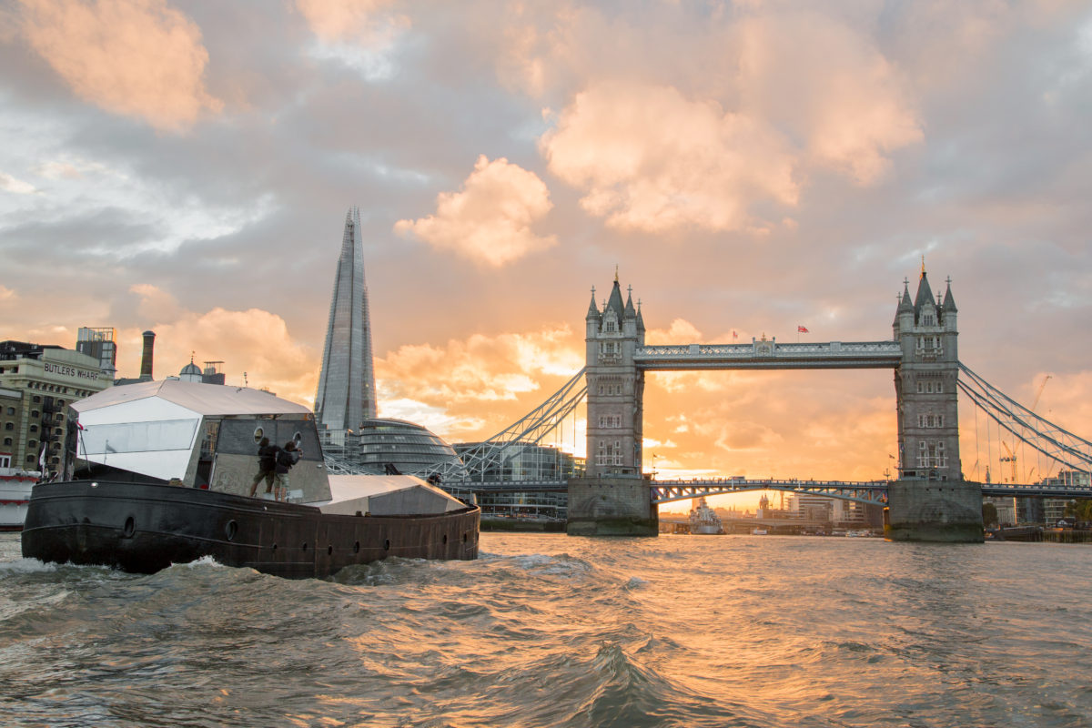Fluxland by Cyril de Commarque will embark on the Thames (Photo Credit Sam Jennings)