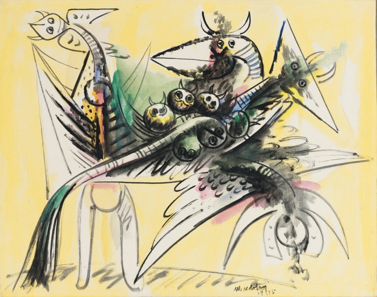Wifredo Lam, From the Same Root, 1945 (Via theredlist)