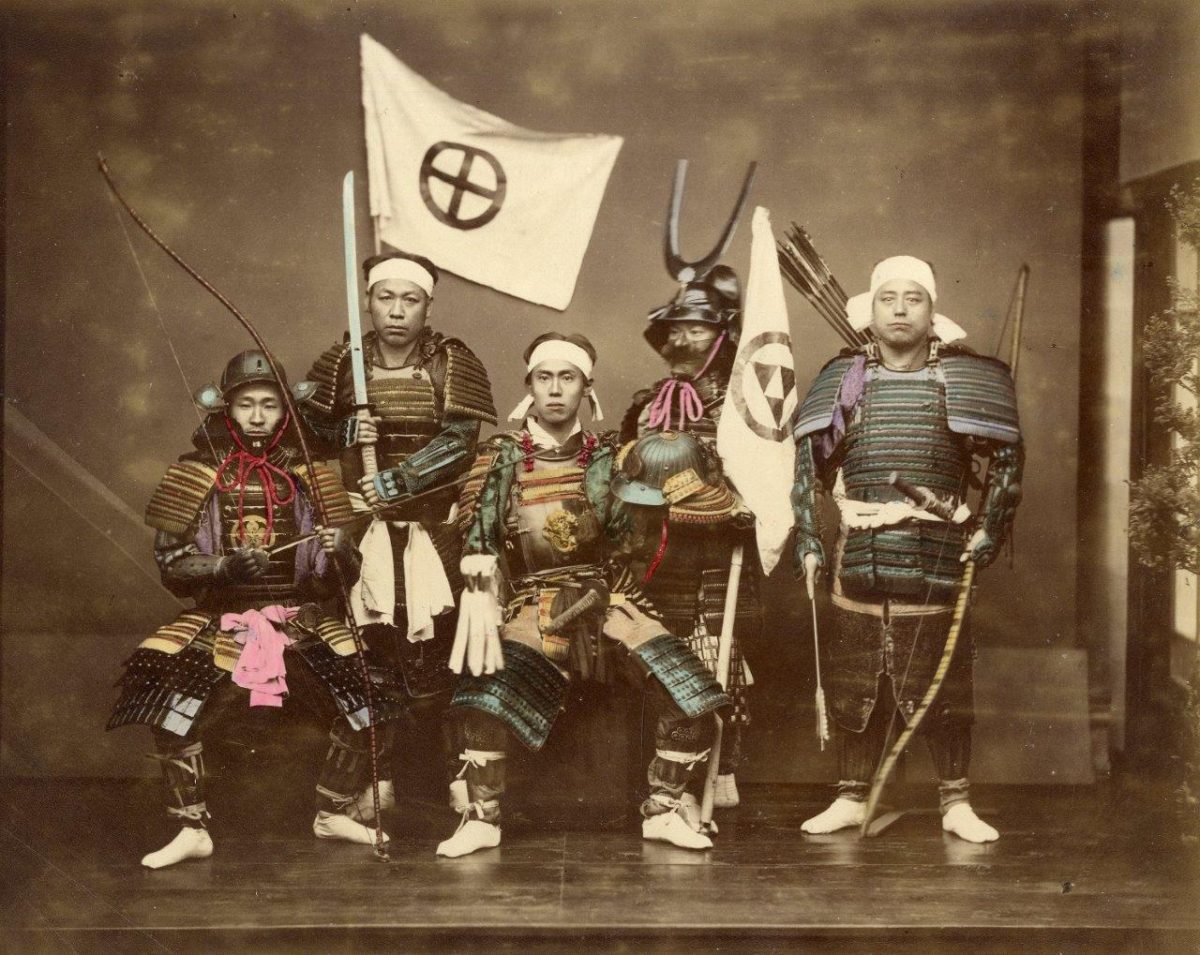 Felice Beato, Samurai, 1865 (Via Photofair)