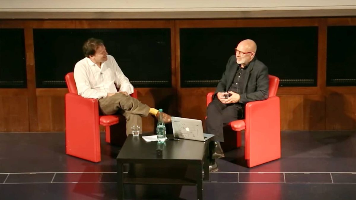 Longplayer Conversation - David Graeber and Brian Eno, 2014