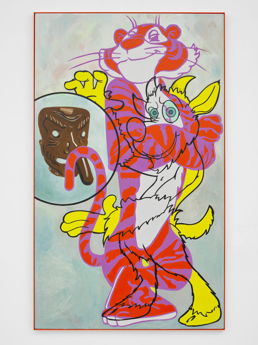 Triple Selfie, 2016, Eddie Peake (Photo: George Darrell for White Cube)