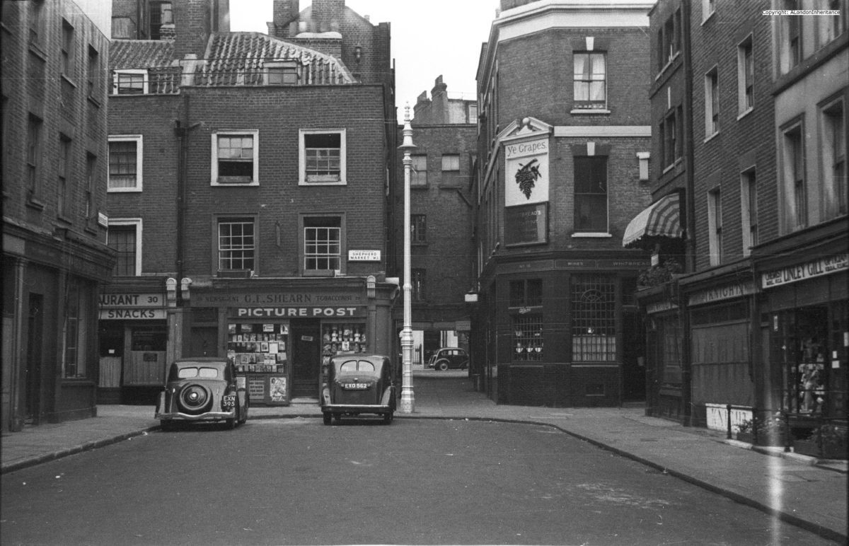 Shepherd Market during the 1940’s (via A London Inheritance)