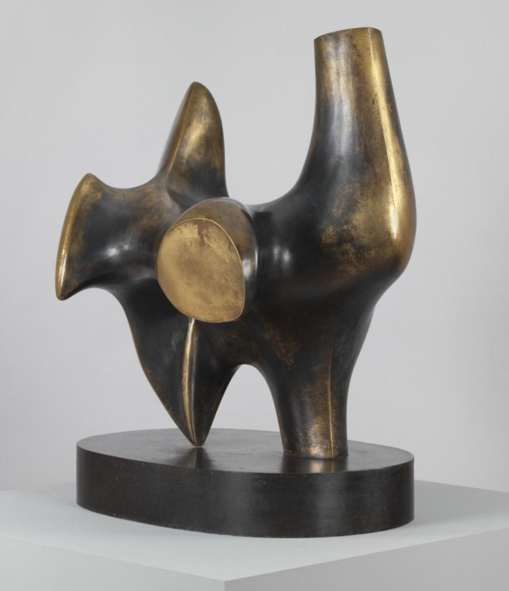Working Model for Three Way Piece No. 2: Archer, 1964, Henry Moore (via Tate)